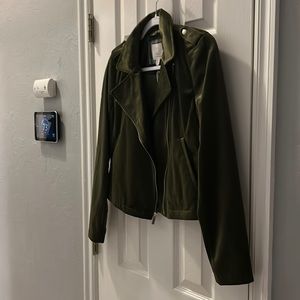 Smooth Velvet Green Jacket